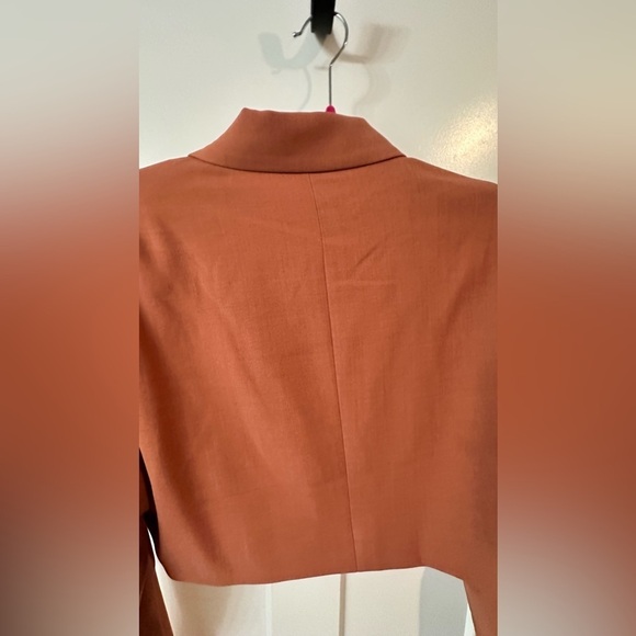 Y2K Cropped Blazer. Burnt sierra. Sexy look. Preppy but cool. Gorgeous color. - Picture 13 of 15